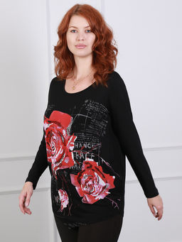 Туника с розами - Almond фото 5