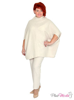 Туника-пончо Модель №1430 размеры 44-84 - Plusmoda фото 6