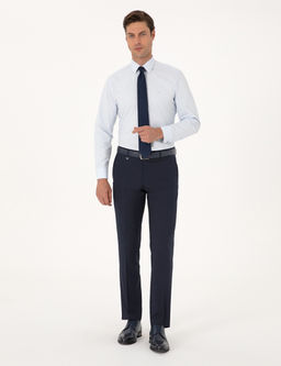 Lacivert Slim Fit Kuma_ Pantolon