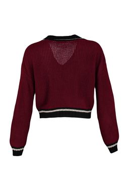 Ekru Crop Kolej Temal? Triko Kazak TWOAW22KZ1492 - Trendyolmilla фото 13