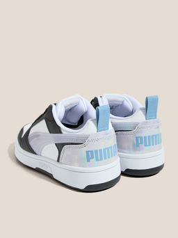 Детские кеды PUMA Puma Rebound V6 Lo Space Belle Jr Артикул 4589119, белый