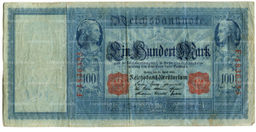 Банкнота 100 марок 1910 года Германия