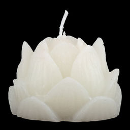 Свеча "Лотос" д6см, h5см, белый (Россия)