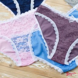 Трусики женские бикини с кружевом DX-2047, BIKINI - Swimark фото 4