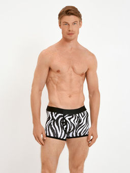 33104130004 Трусы боксер муж.в наборе из 3 шт Finn бежевый с черным