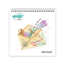 Аква-колор IBWS-2020 Изостудия Альбом для рисования (скетчпад) с акварельной бумагой 100% целлюлоза 200 г/м2 20 х 20 см на спирали 20 л. 01_письмо среднезернистая