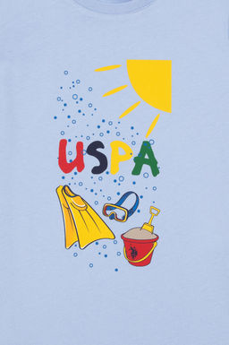 Erkek _ocuk Bisiklet Yaka A__k Mavi Ti__rt Sepette S_rpriz _ndirim - U.s. polo assn фото 4