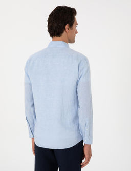 Mavi Regular Fit %100 Keten G_mlek