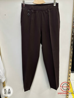 Брюки женские из плотного трикотажа