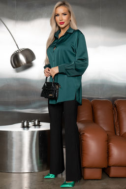 Рубашка (изумрудный) Б11-133/3