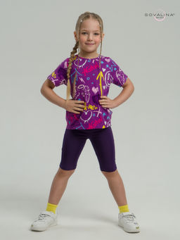 Костюм Актив граффити слива-фиолет - Sovalina фото 19