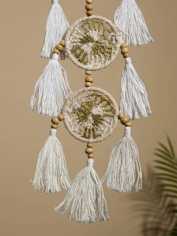 Ловец снов, 6×70 см, белый с зелёным