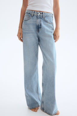 Wide High Waist Jeans - H&m фото 17