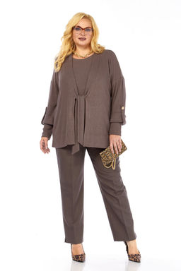 Костюм Элль стиль 2438 кофе  фото 4