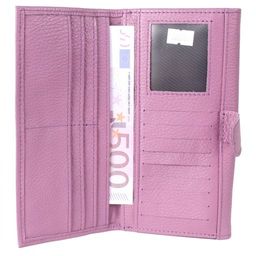 Портмоне женское Croco-ПР-954 натуральная кожа 3 отд, 17 карм, сирень флотер (119) 208546  фото 4