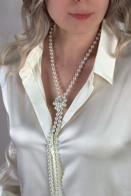 3в1:Сотуар жемчуг+Пусеты жемчуг+Подарок