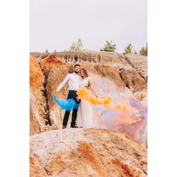 Цветной дым красный, заряд 0,8 дюйма, ПРОФИ, высокая интенсивность, 60 сек, - Simaland фото 3