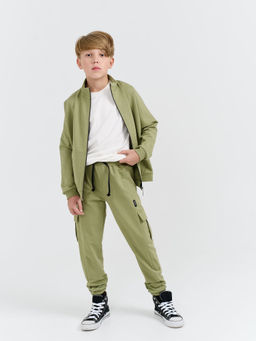 Костюм облегченный с олимпийкой Олива 7+ - Bungly фото 11