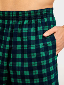 Шорты мужские зеленые в клетку - Mark formelle фото 4