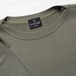 Футболка с акцентными строчками, Стальной взгляд - Charutti фото 10