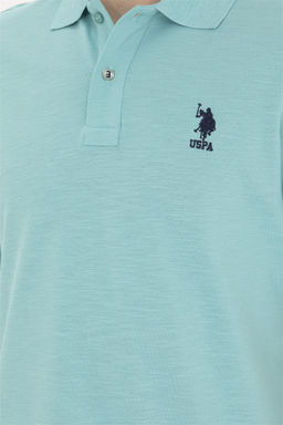 Мужская мятная футболка-поло - U.s. polo assn фото 7