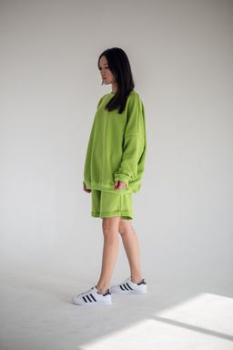ткань джульетта, Костюм Костюм, лайм - Knitka wear фото 7