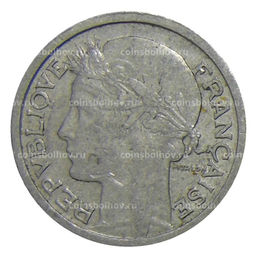 Монета 1 франк 1945 года Франция