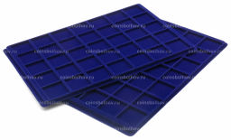 Планшет для 35 монет диаметром 39 мм (упаковка 2 штуки) Синий LEUCHTTURM 331597