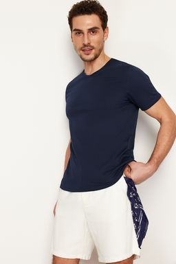 TRENDYOL MAN Vizon Slim/Dar Kesim Basic V Yaka K?sa Kollu %100 Pamuklu T-Shirt TMNSS19BO0002 - Trendyolmilla фото 25