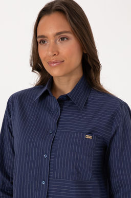 Kad_n _ndigo Uzun Kollu _izgili G_mlek Sepette S_rpriz _ndirim - U.s. polo assn фото 2