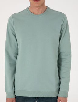 _a_la 2 _plik Regular Fit Bisiklet Yaka Basic Sweatshirt - Pierre cardin фото 6