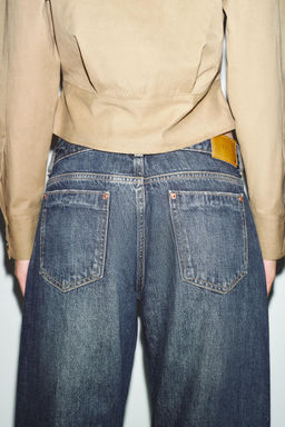 Z1975 RELAXED FIT JEANS WITH TURN-UP HEMS - Zara фото 20