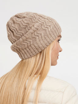 шапка женская с добавлением шерсти с узором - Glenfield фото 10