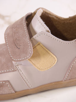 Босоногие ботинки EDART 206.NATAbr.Визон+капучино замша/шерсть