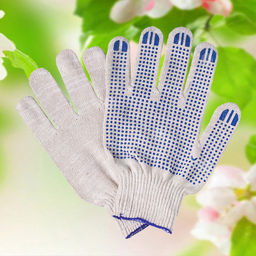 4020M Перчатки рабочие хб 10 класс с ПВХ ТОЧКА ЛЮКС-2