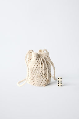 CROCHET CROSSBODY BAG WITH MARINE DETAIL