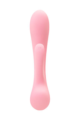 Нереалистичный вибратор Satisfyer Triple Oh, силикон, розовый, 24 см  фото 2