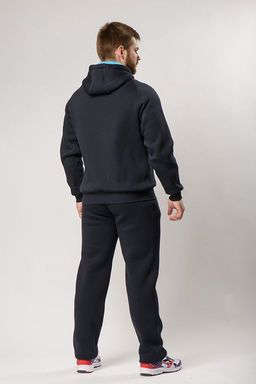 Спортивный костюм М-1628: Тёмно-синий / Бирюза - Relay фото 4