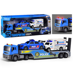 Машина "Полицейский тягач" 1:16 (свет, звук) в коробке