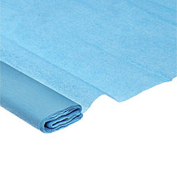 Цена за 10 шт. Бумага крепированная 50×200 см, в рулоне, 30 г/м², голубая