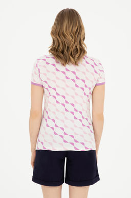 Женская фиолетовая футболка - U.s. polo assn фото 12