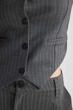 Полосатый жилет - Defacto фото 7