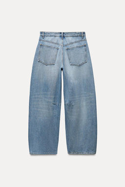 TRF MID-RISE BAGGY BALLOON JEANS - Zara фото 6