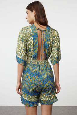 Etnik Desenli Dokuma Cut outl? Plaj Mini Tulum TBESS23EL00017