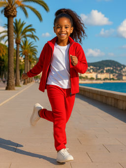 Костюм детский флисовый красный 762(ш) (110, 60)