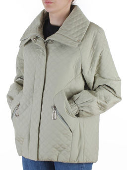 BM8819 OLIVE Куртка демисезонная женская (50 гр. синтепон)