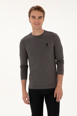 Erkek Gri Basic Sweatshirt Sepette S_rpriz _ndirim - U.s. polo assn фото 8