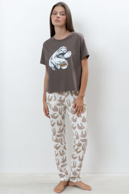 ФУТБОЛКА ЖЕНСКАЯ арт. 5501W-20247.3H-137.1285 - Almando melado фото 3