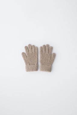 PLAIN KNIT GLOVES - Zara фото 5