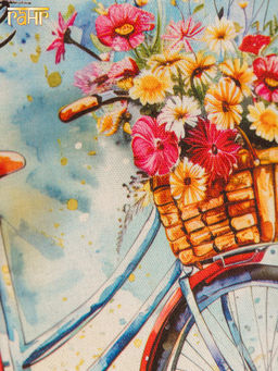 Сумка (хлопок,джут) ламинированная 38х15х35см №3000/8 (Лето 2025) - Ганг фото 2